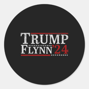 Flynn 2024 Vice President Take American Back Men W Classic Round Sticker