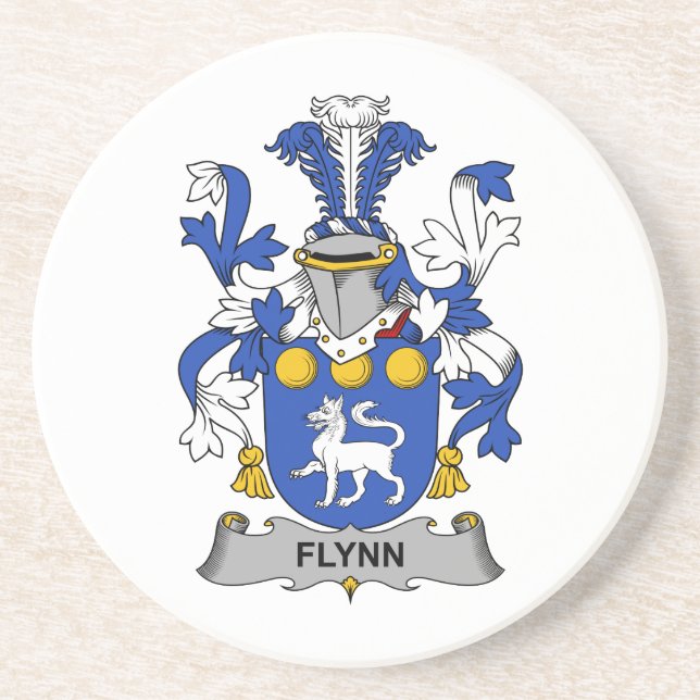 Flynn Family Crest Coaster (Front)