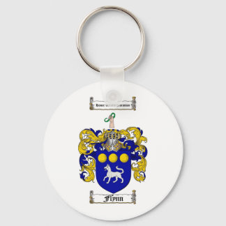 FLYNN FAMILY CREST -  FLYNN COAT OF ARMS KEY RING