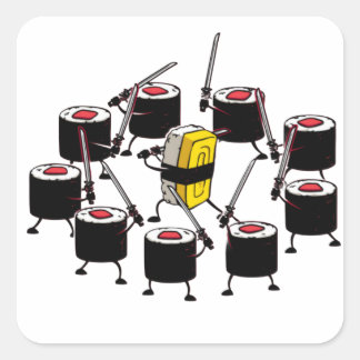FM Pop Culture Kill Maki Square Sticker