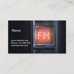 FM radio Business Card