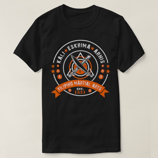 FMA Kali arnis Eskrima Filipino martial arts  T-Shirt (Design Front)