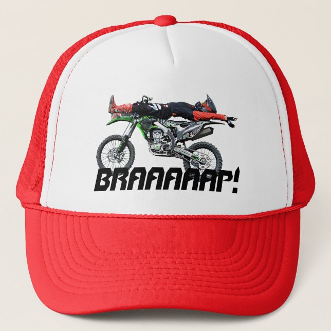 FMX - Freestyle Aerial Motocross Stunt 3 Brap Cap (Front)