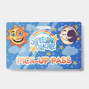 Fnaf Security Breach Pick Up Pass  ID Badge