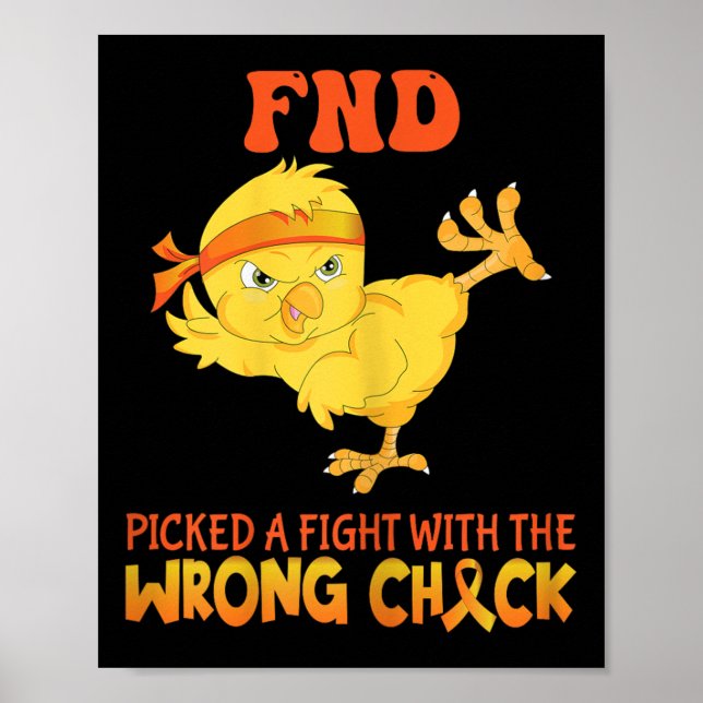 Fnd Awareness Functional Neurological Disorder Awa Poster (Front)