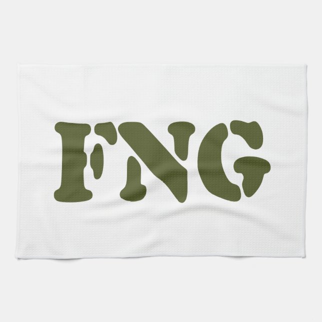 FNG TEA TOWEL (Horizontal)