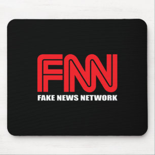 Fnn Logo Fake News Network Funny Trump  Mouse Pad