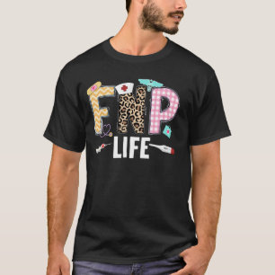 FNP Life Family Nurse Practitioner Leopard T-Shirt
