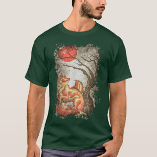 Fo Beautiful Animal Tree Moon Nature Lover 1356 T-Shirt