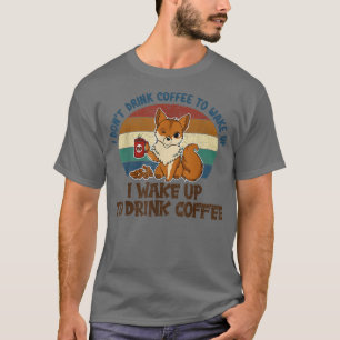 Fo Drinking Coffee, Funny Animal Lover For Men Wom T-Shirt