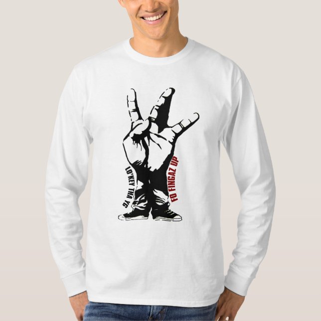 Fo Fingaz Up! T-Shirt (Front)
