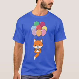 Fo flies with colourful balloons up Kawaii foes T-Shirt