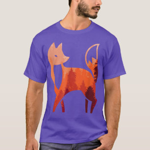 Fo Forest Art Fo Animal Forest Nature Abstract Art T-Shirt