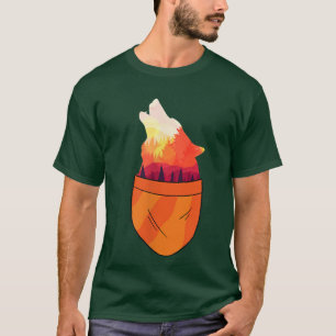 Fo In Pocket Forest Animal Cute Foes Lovers 1442 T-Shirt