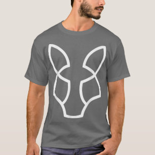 Fo Line Art Abstract Minimalistic Animal Art Lover T-Shirt