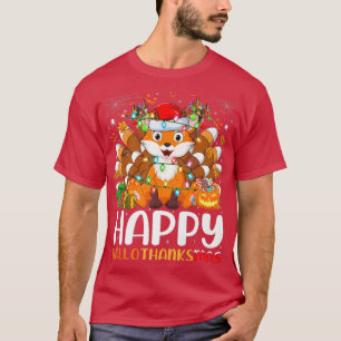 Fo Lover Halloween Christmas Happy Hallothanksmas T-Shirt