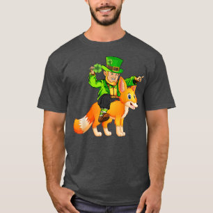 Fo Lover Leprechaun Riding Fo St Patricks Day T-Shirt