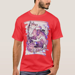 Fo Motif Sly Animal colourful Forest Animals Desig T-Shirt