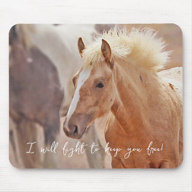 Foal Freedom Pledge Mousepad (Front)