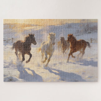 Foals at Play Jigsaw Puzzle