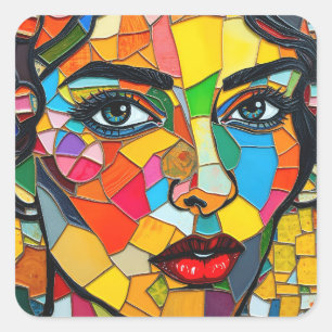 Foam Boards Square Sticker