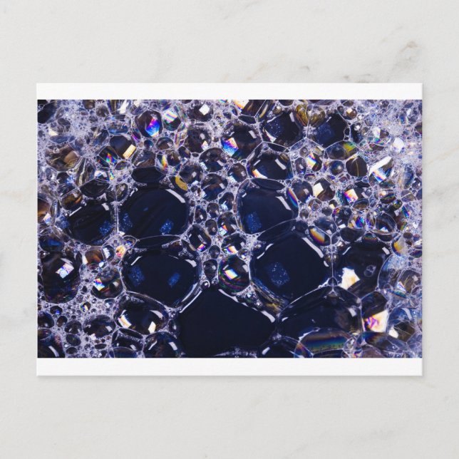 foam bubbles postcard (Front)