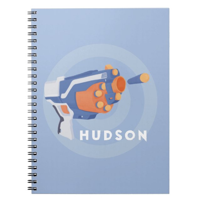 Foam dart gun custom design notebook (Front)