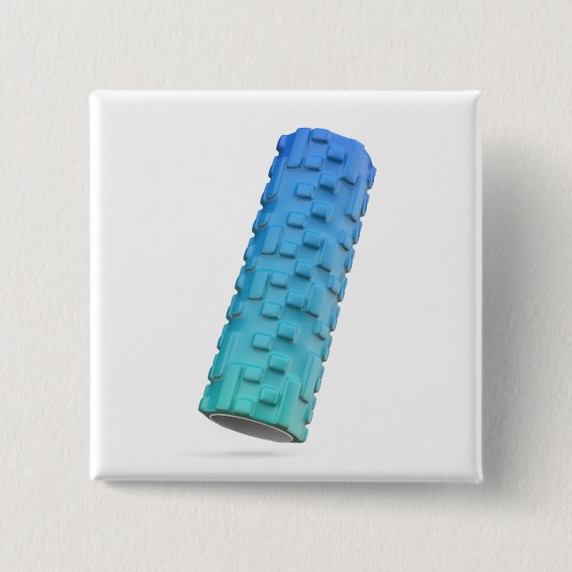 Foam massage roller 15 cm square badge (Front)