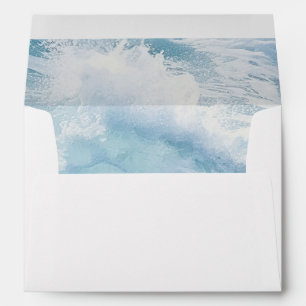 Foaming Surf Painting Envelope