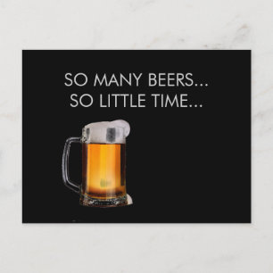 Foamy Beer Mug Postcard