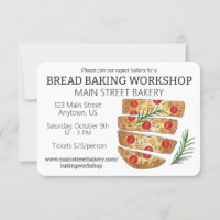 Focaccia Bread Breadmaking Bakery Baking Workshop