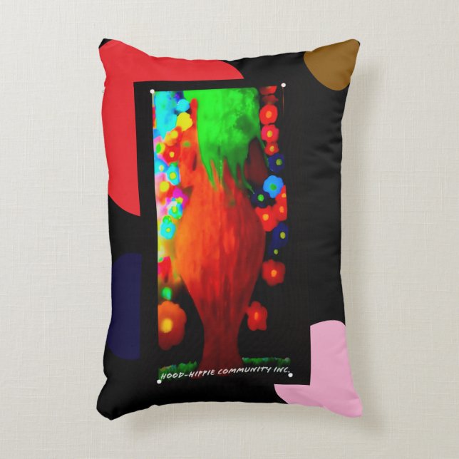 ''Focal Point" Accent Pillow (Front(Vertical))