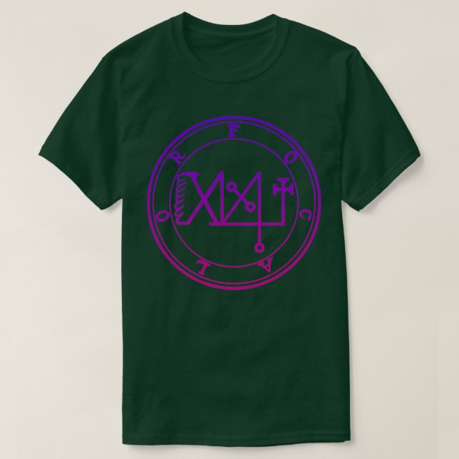 Focalor Sigil Has Power Over Wind and Sea Purple G T-Shirt (Design Front)