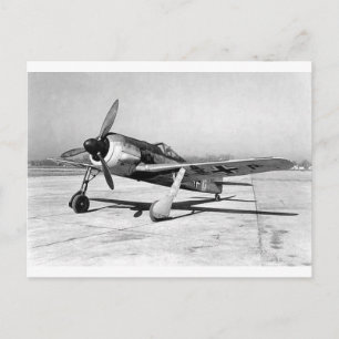 Focke Wulf Fw190 Fighter, On The Tarmac Postcard