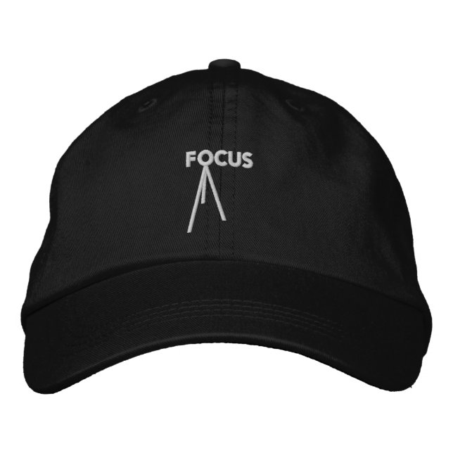Focus Adjustable Embroidered Hat (Front)