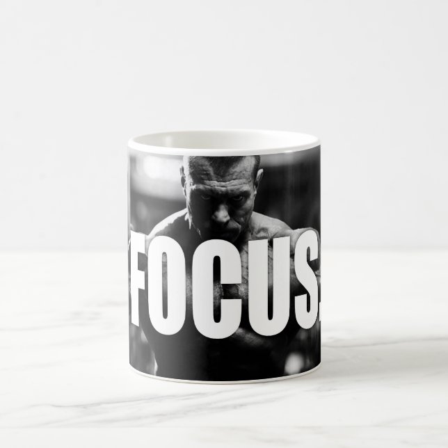 FOCUS - "Body building" Motivational Coffee Mug (Center)