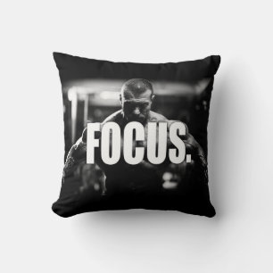 FOCUS - "Body building" Motivational Cushion