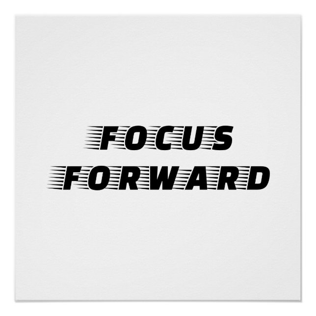 Focus Forward Poster (Front)
