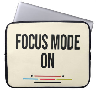 Focus Mode ON Laptop Sleeve