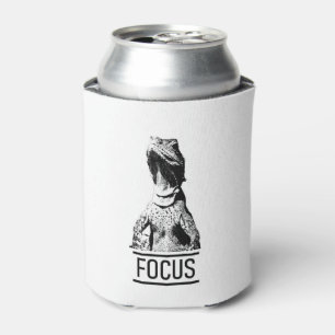 Focus Motivational Text   Lizard Can Cooler