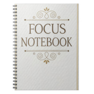 Focus Notebook – Elegant Serif Design