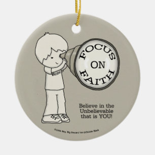 Focus On Faith Ceramic Tree Decoration
