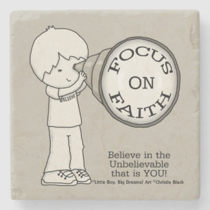 Focus On Faith Stone Coaster