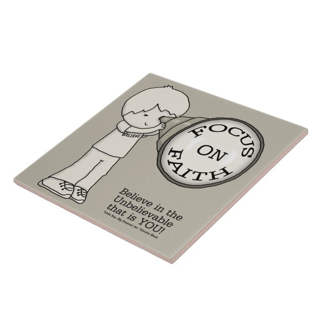 Focus On Faith Tile (Side)