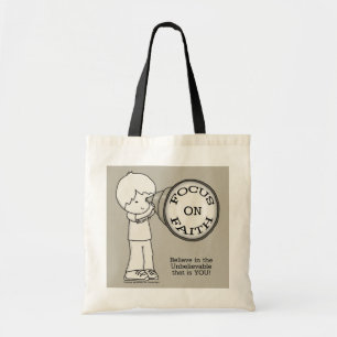 Focus On Faith Tote Bag