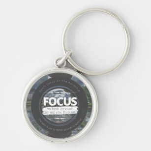 Focus on How Jehovah Carried You Through! Key Ring