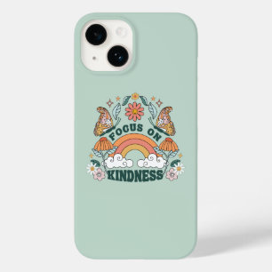 Focus on Kindness Groovy Graphic Case-Mate iPhone 14 Case