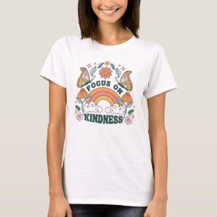 Focus on Kindness Groovy Graphic T-Shirt