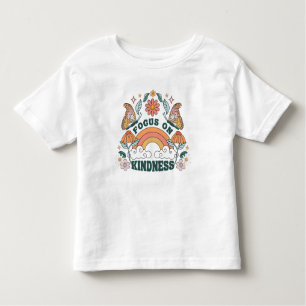 Focus on Kindness Groovy Graphic Toddler T-Shirt