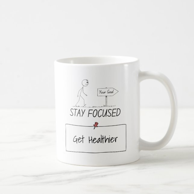  Focus on One Goal – Motivational Mug (Right)